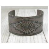 SW Bell Tradind Post Copper Cuff Bracelet Hallmark