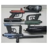 Three Paintball Markers High Voltage, VL Triad See