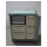 1970s Artromick Medical Rolling Cart W/Drawers See