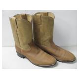 Leather Justin Boots Sz 9D