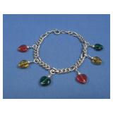 Vtg Sterling Silver Bracelet Hallmarked 14.0 g