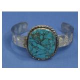 S.S. SW Turquoise Bracelet Hallmarked