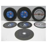 Seven Assorted Abrasive Discs See Info