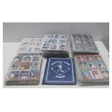 Assorted Mixed Sports Cards In Plastic Sheets See