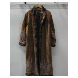 Margaret Godfrey Long Leather Coat See Info