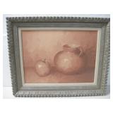 Framed CSauls Painting 20.5' x 17'