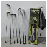 Assorted Golf Clubs Putters & Golf Balls See