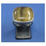 S.S. SW Tigers Eye Ring Hallmarked