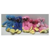 Five Assorted Plush Toys, Huggy Wuggy, Kissy Missy