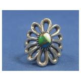 S.S. N/A Multistone Ring Hallmarked