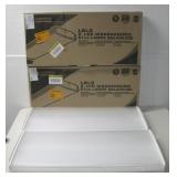 Two NIOB Lithonia Lighting 2' LED Wraparound LBL2
