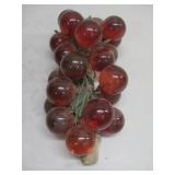 Vtg Plastic Grape Cluster Decor 11'