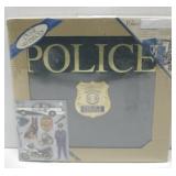 NIP Police Scrapbook Kit W/Album Pages & More
