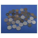 Twenty-Three Indian Cents & 15 'V' Nickels