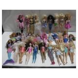 Thirty-One Barbie Dolls