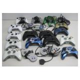 Various Video Game Controllers Xbox, Sega & More