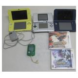 Two Nintendo3DS XL, Nintendo DS, Two Games See