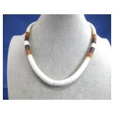 Vtg Sterling Silver Santo Domingo Heishi See Info