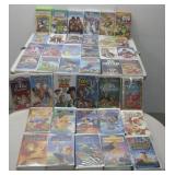 Forty VHS Tapes Disney & More