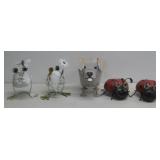 Metal Frogs Lady Bugs & Dog Yard Art Largest 7'
