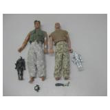 Two Vtg G.I Joe  & Action Man Action Figures