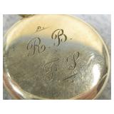 Antique 10K Gold Filled Locket Pendant Hallmarked