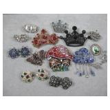 Costume & Rhinestone Jewelry Lot