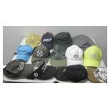 Thirteen Assorted Hats Titleist,Snap-On,CAT & More