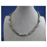 Navajo Silver Bead Necklace Not S.S.