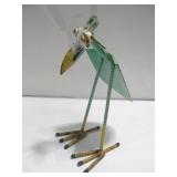 Handmade Metal Welded Tool Bird Yard Art 15.5'