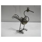 Yard Art Metal & Rock Rocking Bird 13.5'