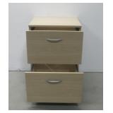 Two Drawer Rolling Filing Cabinet 19' x 27' x 18'