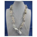 Vintage Seashell Lei Necklace