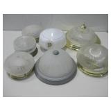 Seven Light Fixtures Some Vtg