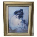 Vtg Framed Print 17' x 21.25'