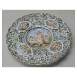 Capodimonte Italy Plate 13.25' See Info