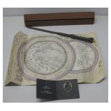Harry Potter Wand Map & Enamel Pin