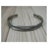 SW Nickel Silver Twisted Bracelet