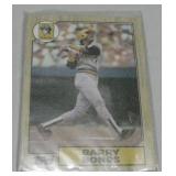 Vtg MLB Baseball Topps Barry Bonds Card