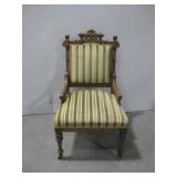 Antique Eastlake Style Arm Chair See Info