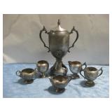 B.Rogers Silver Cups, Silver Plated Samovar See