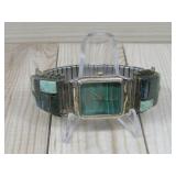 Navajo1/20 12KGE Malachite Inlaid Stone Watch