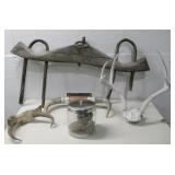 Vtg Yoke, Antlers , Cow Horns & More
