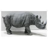 Resin Rhino Statue 7.5' Tall