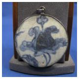 Large Floral Sterling Silver Pendant