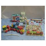 Assorted Kids  Wooden Shapes Train Puzzle & More