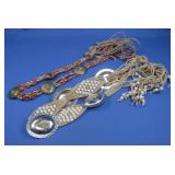 Concho Style Beaded Belts