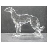 Glass Dog Sculpture 7' Tall