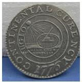 1776 Fugio Continental Curency Commemorative Coin