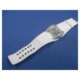 DMO Silver Tone Tank Watch